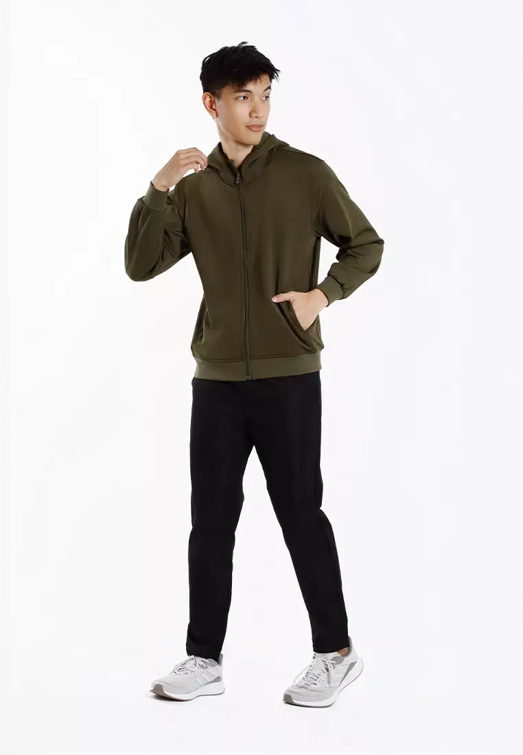 Forest Roman Hooded Spring And Autum Jacket - 30402-45DarkOlive