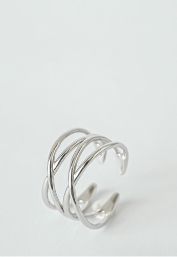 Buy Club Inana S925 Double Cross Ring Online On Zalora Singapore