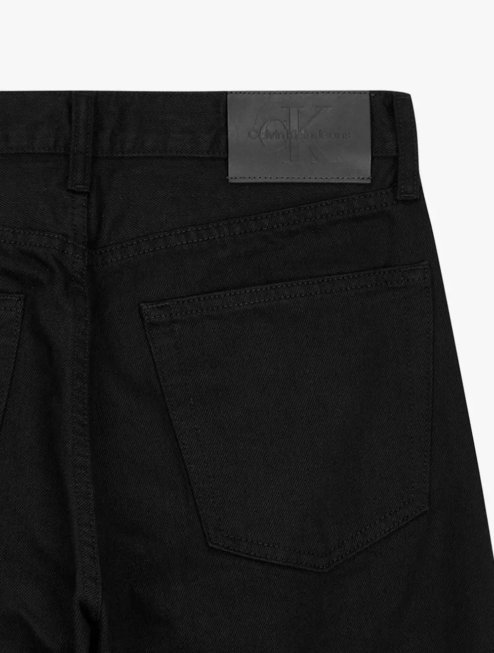Calvin Klein Jeans - Standard Straight Fit Denim - Black - black