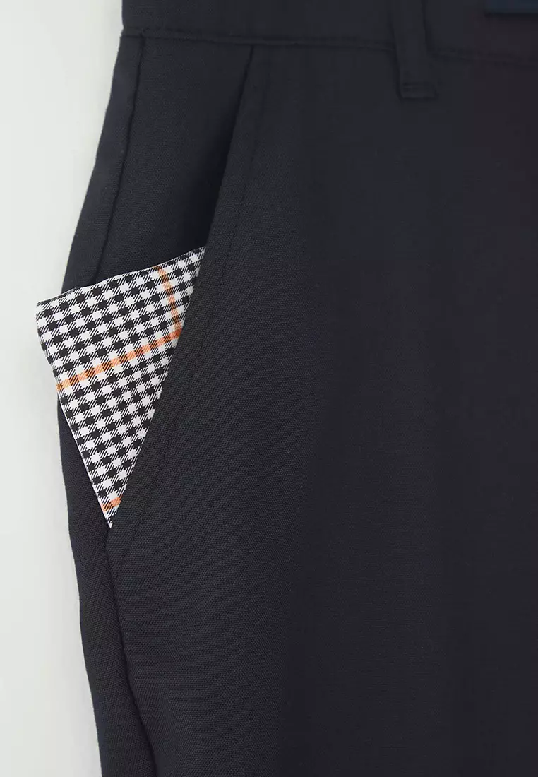 Slim Fit Tie Waist Pants