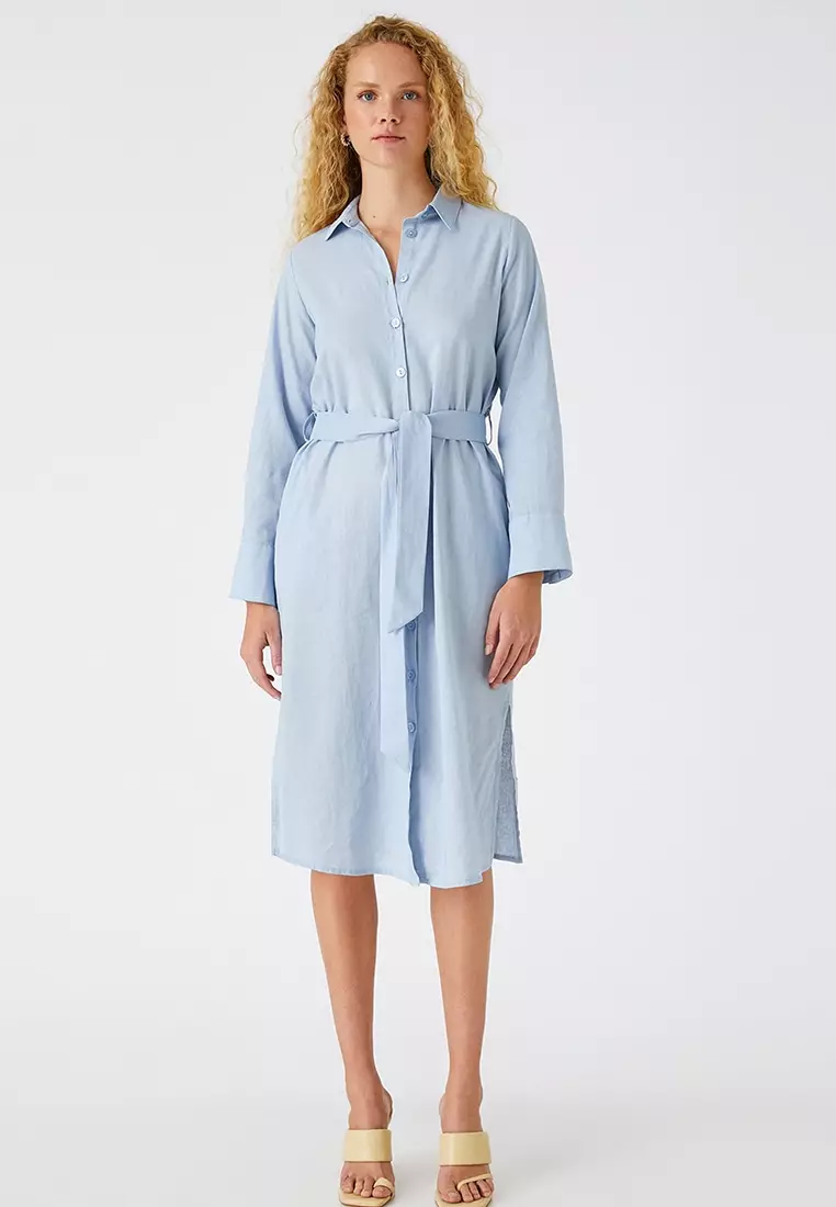 Vestido Off-the-shoulder Con Volante - Beige - MUJER | H&M ES