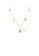 Glamorousky white 925 Sterling Silver Plated Gold Fashion Simple Lock Key Pendant with Cubic Zirconia and Necklace 1E8B6AC55F965BGS_2