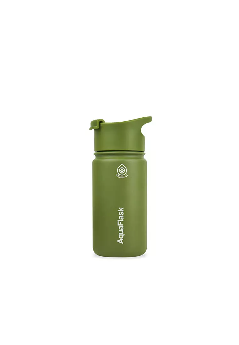14oz (V2) Wide Mouth Water Bottle Hunter Green