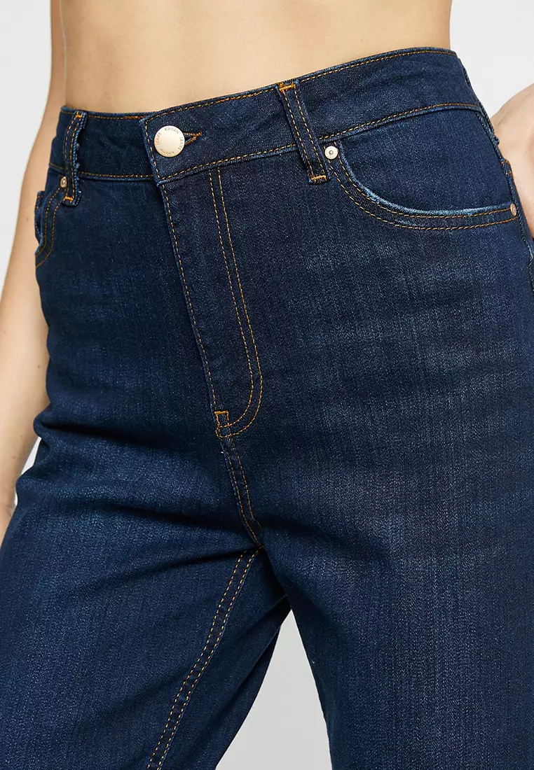 High Waist Slim Jeans