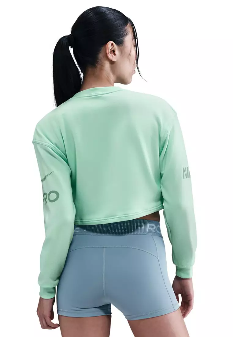 Nike Pro Dri-Fit Flc Crew Tt Grx