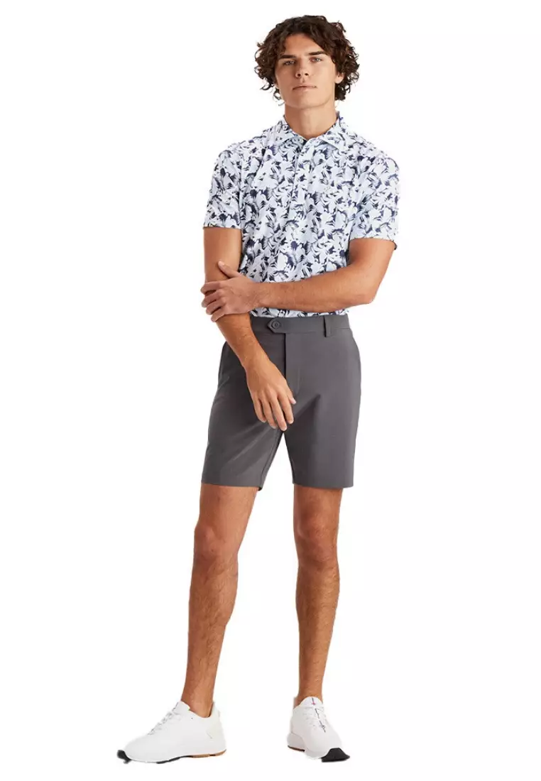 Men's Floral Tech Piqué Slim Fit Polo