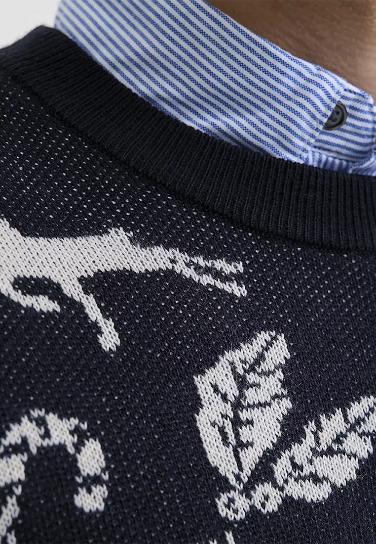 Christmas Knit Crew Neck Sweater