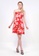 NE Double S red Ne Double S-Floral Dress With Lace Trimming 50B6BAADD88827GS_1