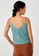 Love, Bonito green Celaena Pleated Camisole Top A5F2EAACB24041GS_4