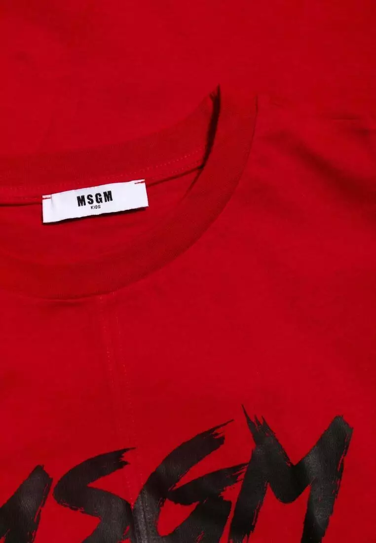 Tシャツ・カットソー MSGM Men T-shirt Red 3840MM109257002 17 Men's t shirts: cotton, designer and printed - MSGM Official