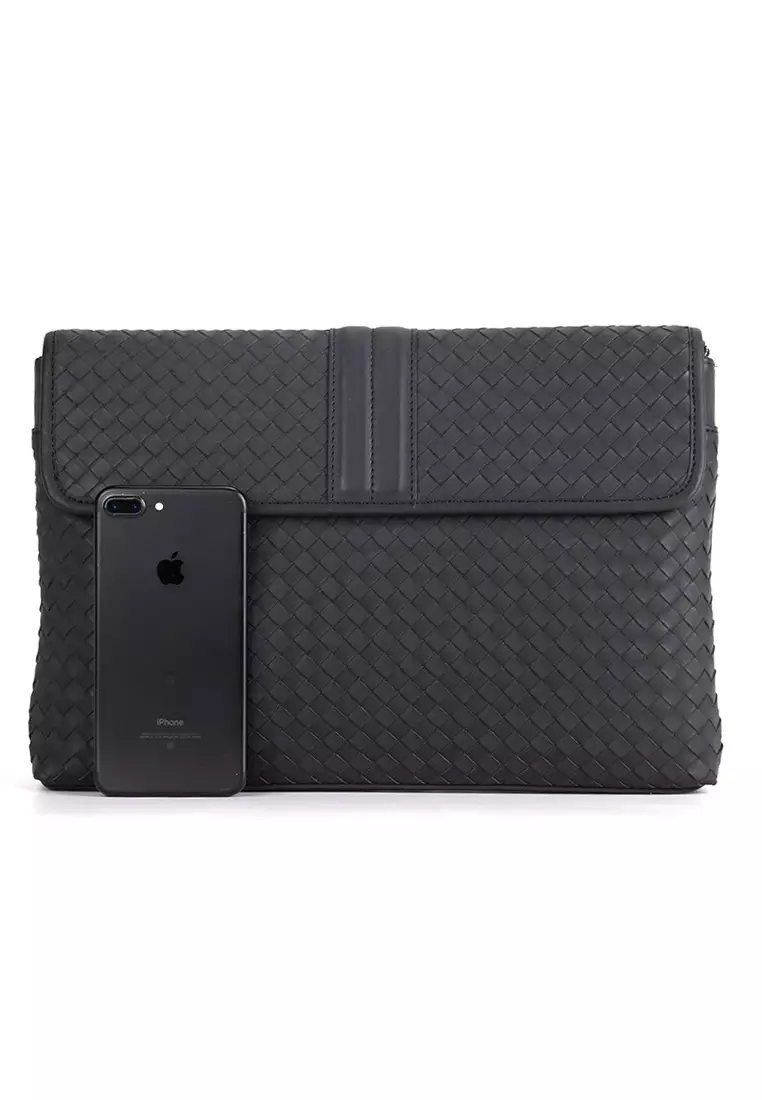 Men's clutch bag leather malaysia discount