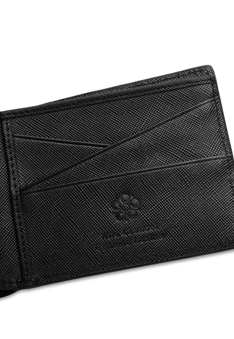 Men's Genuine Leather RFID Blocking Bi Fold Wallet