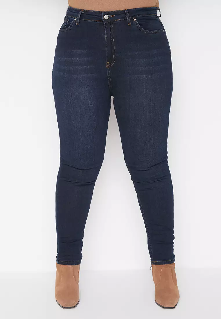 Buy Trendyol Plus Size Skinny Jeans 2024 Online ZALORA Singapore