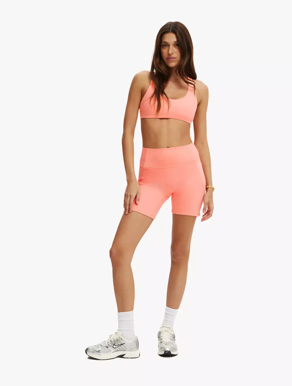 Cotton On Body - Bawahan - ULTRA SOFT SIDE POCKET BIKE SHORT - APRICOT BLUSH