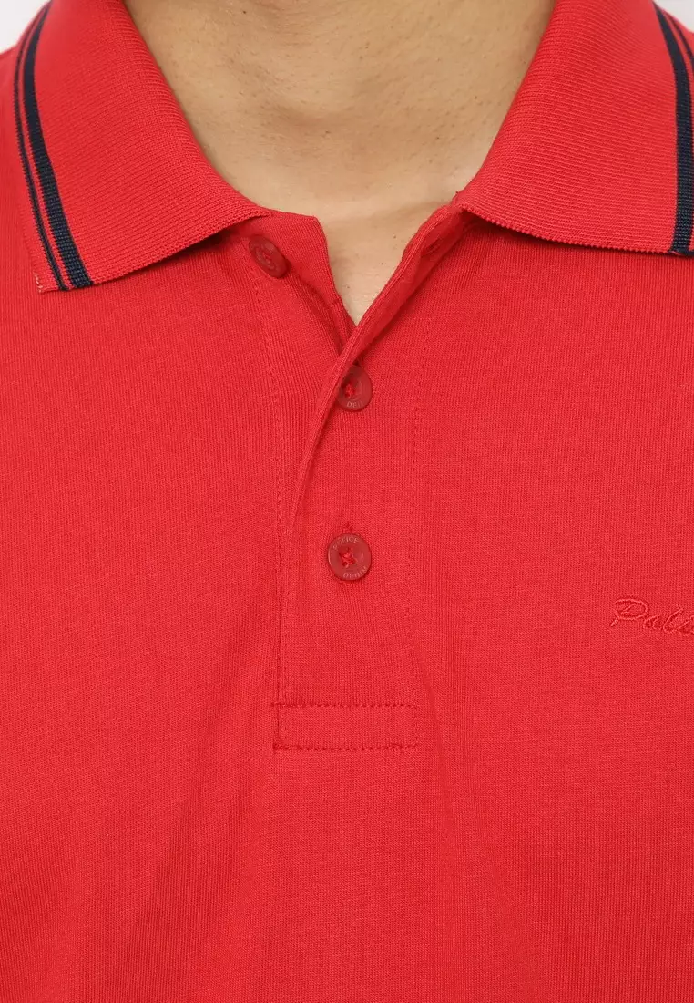 POLICE Polo Shirt Krah Stripes Pria 207200231