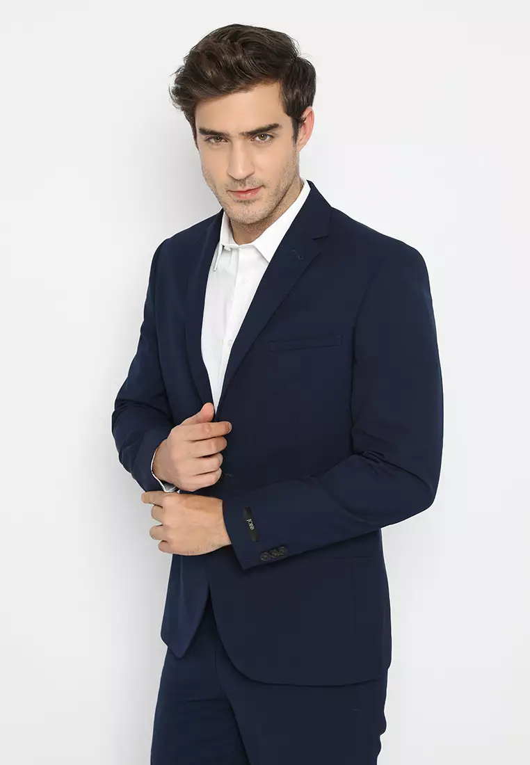 Jobb Camaro-T1 Jas Pria Slim Fit Navy 2023