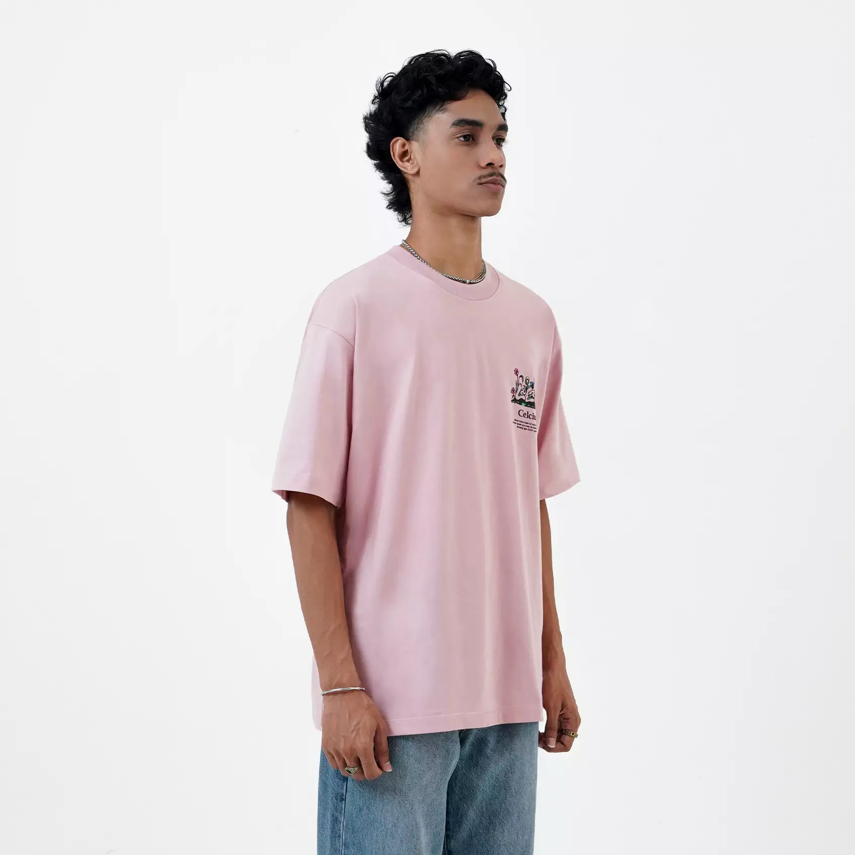 CELCIUS LALALA Seed T-Shirt Oversize LIN001705C Pink