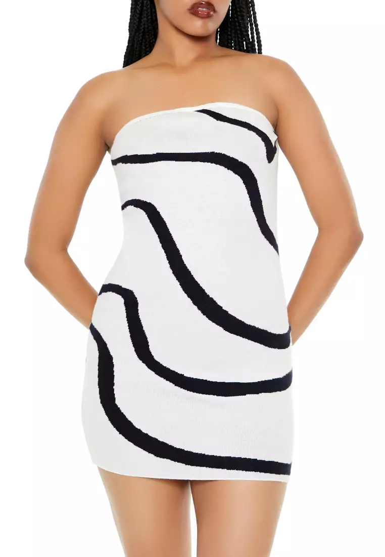 White tube dress forever 21 2025