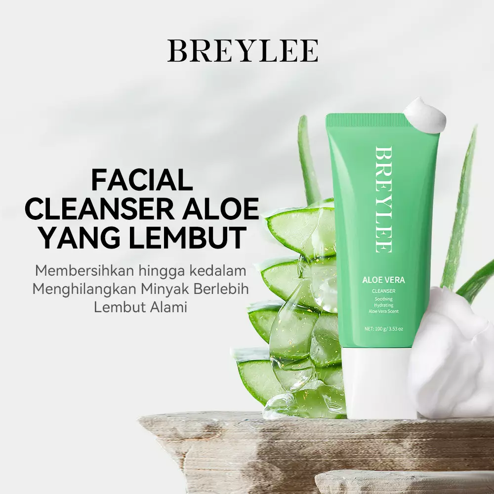 BREYLEE Facial Cleanser - Aloe Vera (100g)