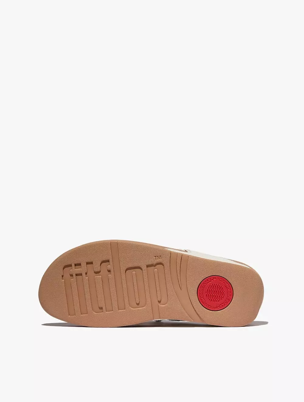 Fitflop Lulu Glitz-Bow Leather Toe-Post Sandals - Paris Beige