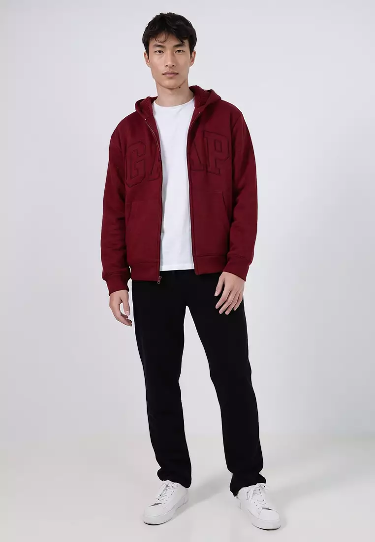 Arch Sherpa Zip Hoodie