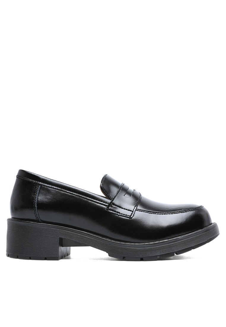 Leather Heeled Loafer DS0426.