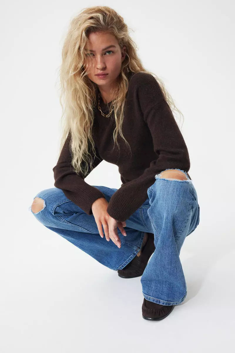Flared Low Jeans