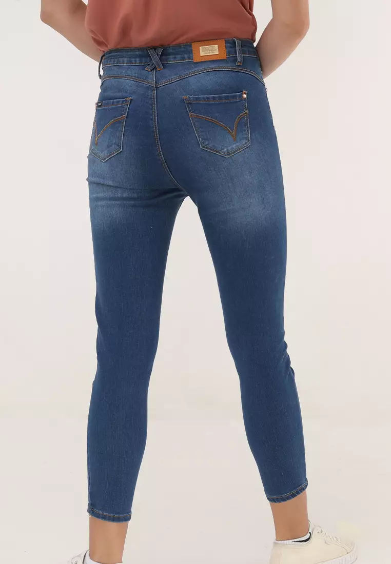 Denim High Waist Ladies Jeans