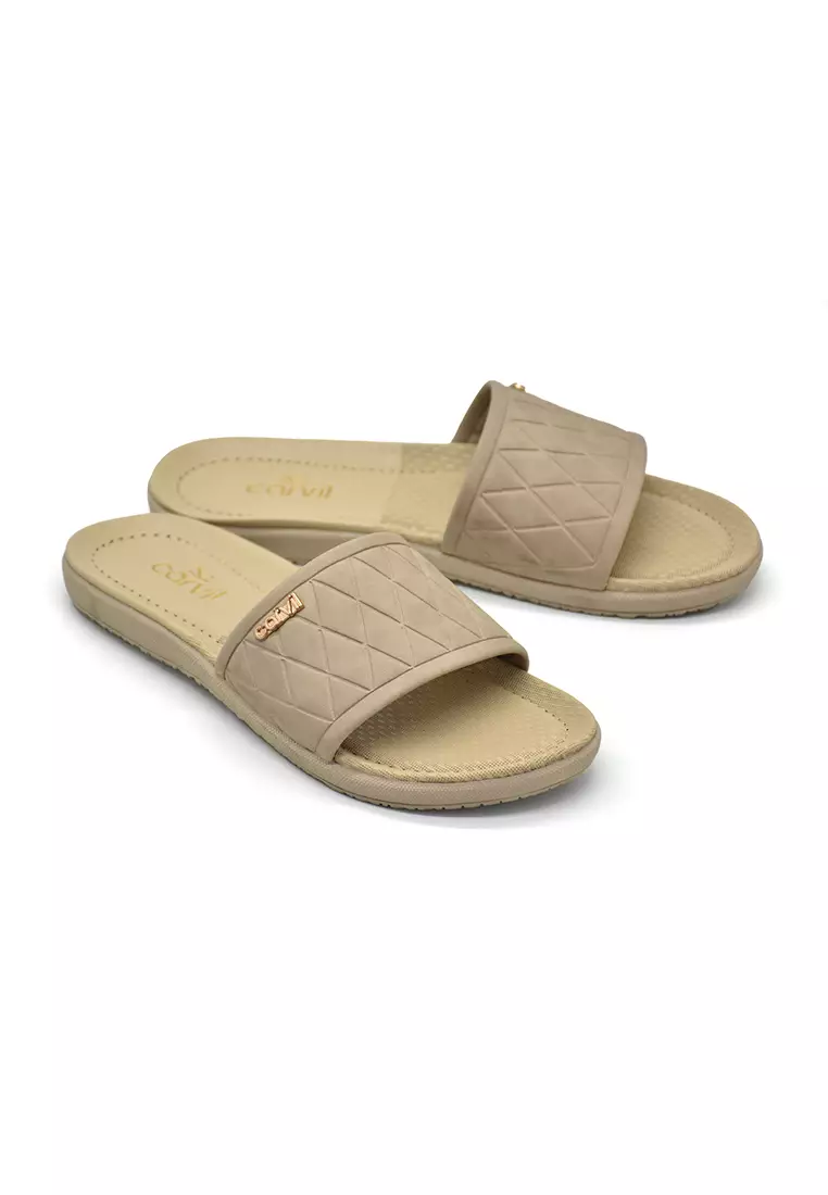 Carvil Sandal Wanita Lyora-03 L Beige