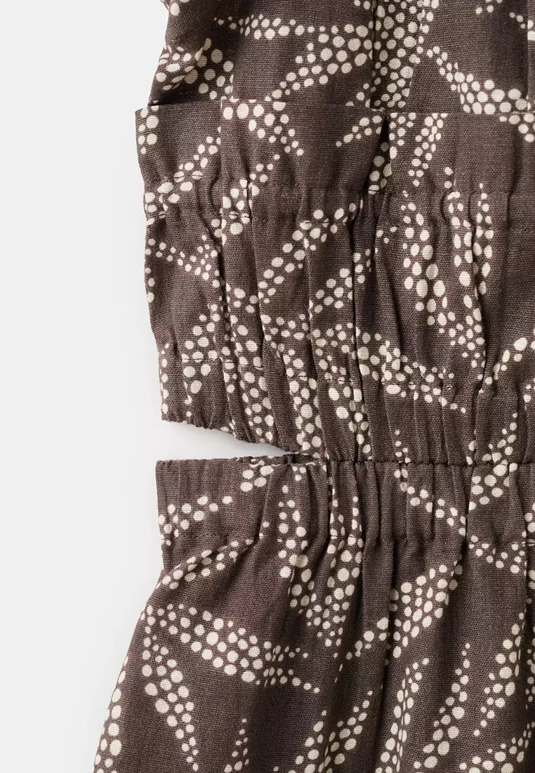 Long Printed Jumpsuit