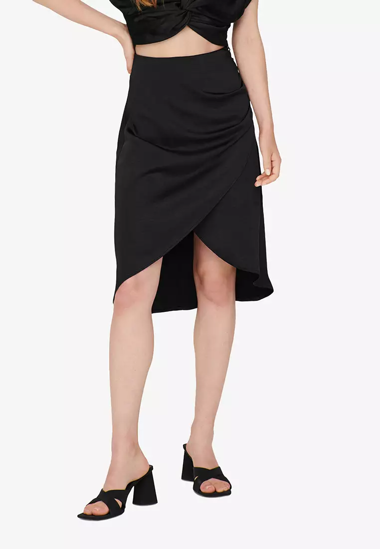 Buy JACQUELINE DE YONG Ruby High Waist Ruching Short Skirt 2024 Online ...