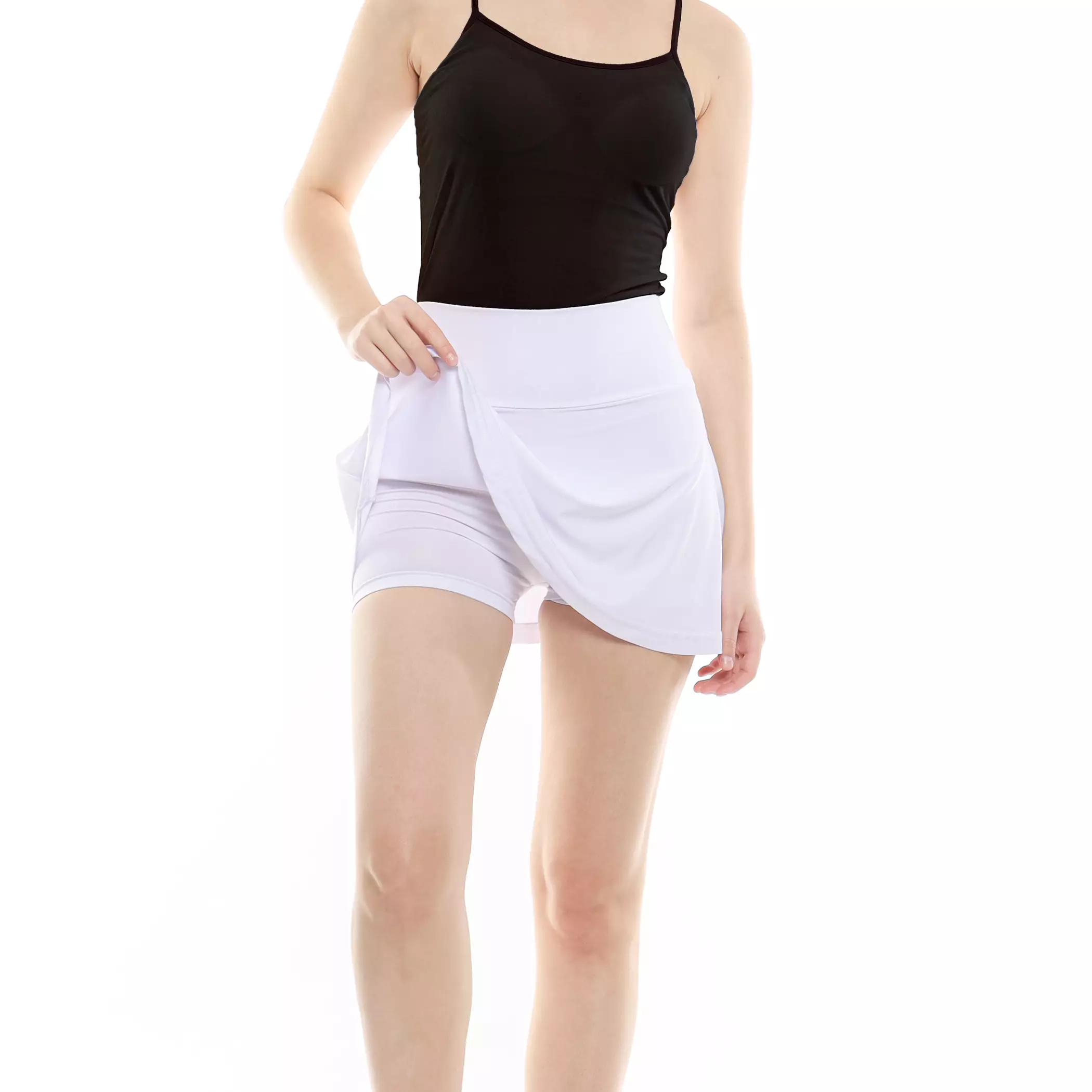 Enough For Today - Rok Padel Tennis Skort Rokcel Basic Putih