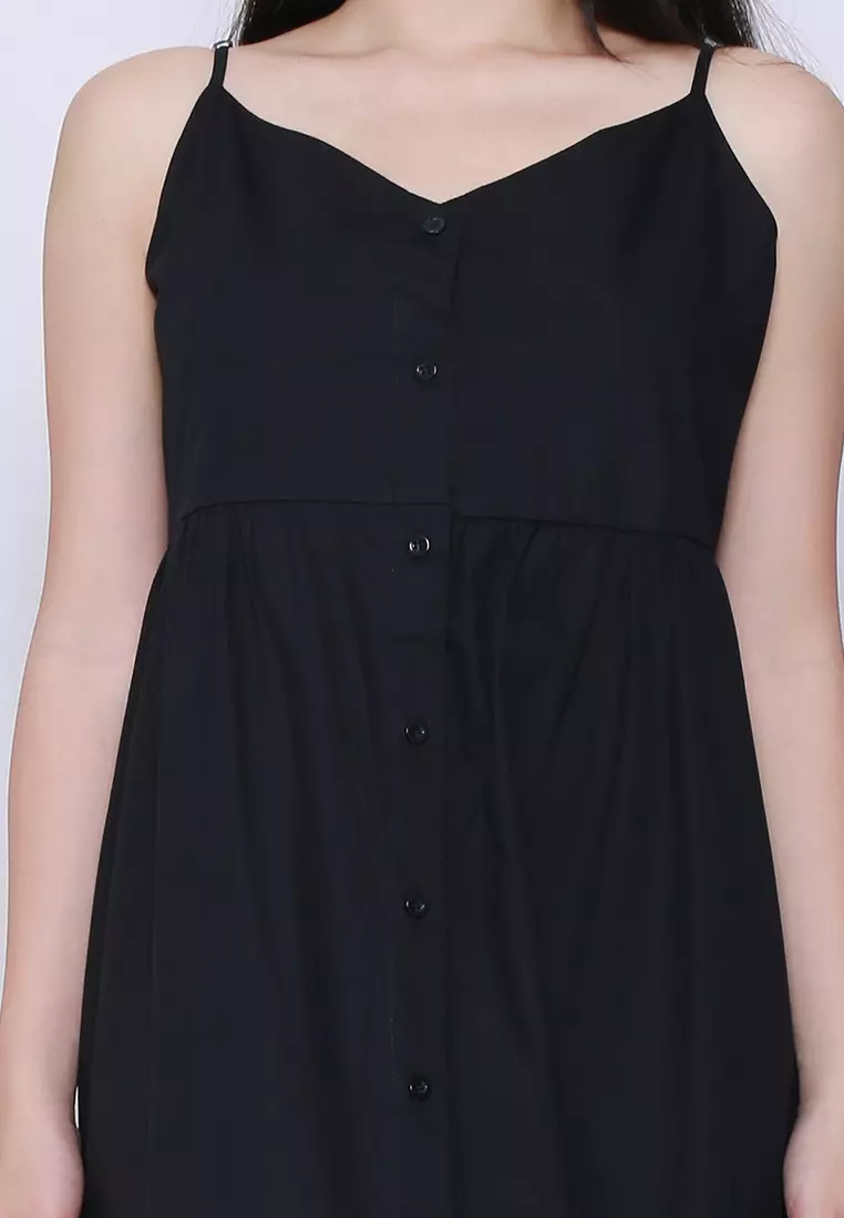 Sleeveless Rample Long Dress