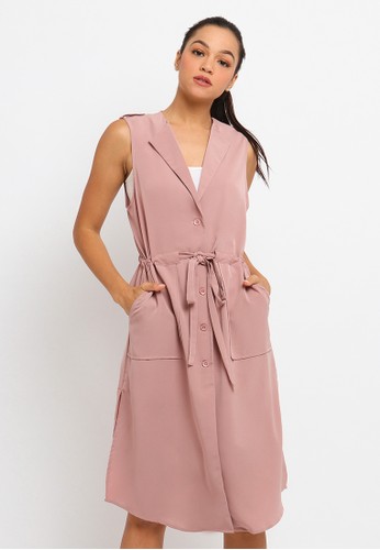 Jual Osella Osella Baju Perempuan Outer Cardigan Solid Pink Original Zalora Indonesia