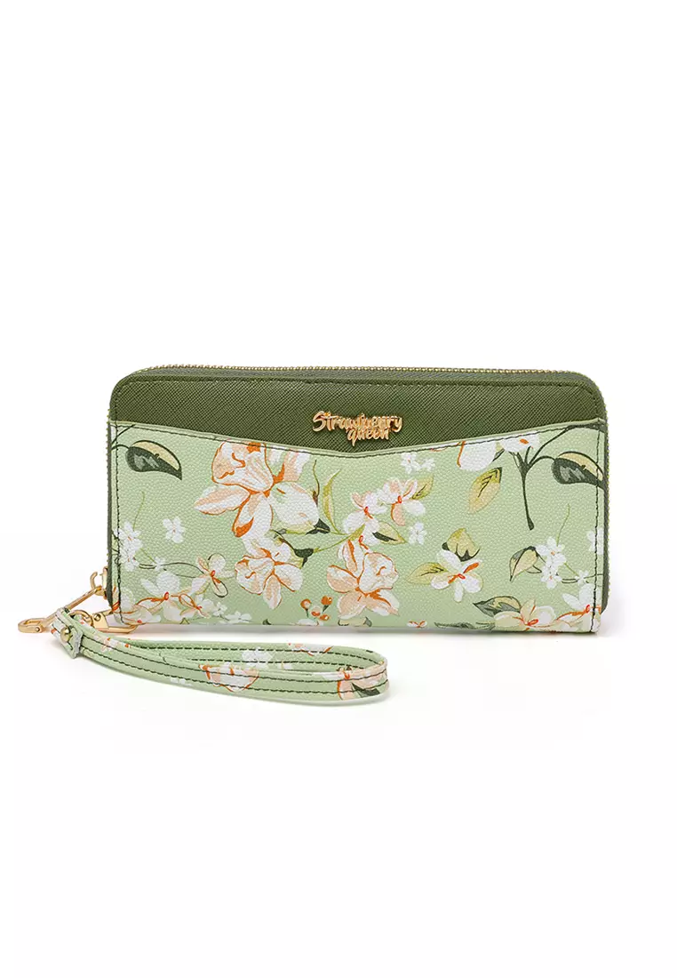 Green wallet purse store