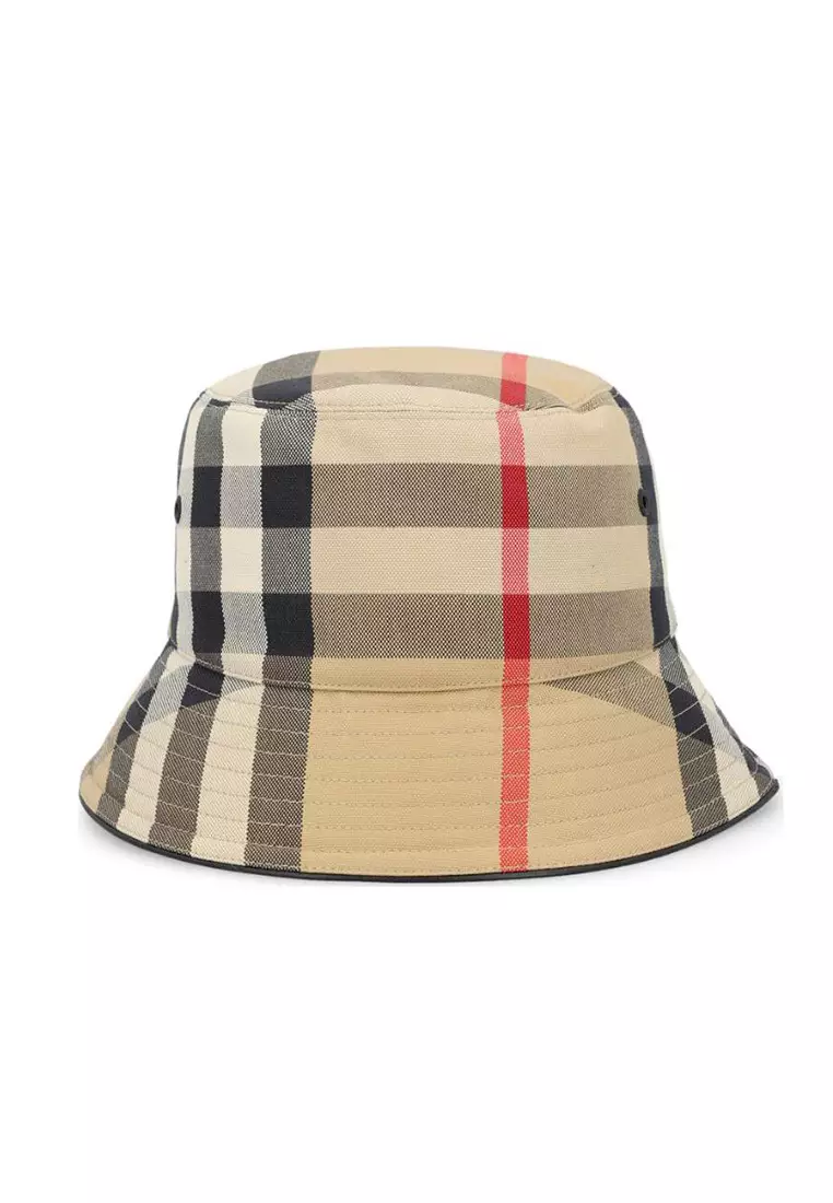 Buy BURBERRY Burberry Cotton Lady Fisherman Hat 80500651 2024