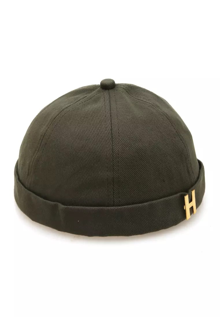 Kai Topi Peci Miki Hat Polos Pria Wanita Uniqe Design Material Cotton ORIGINAL - Army