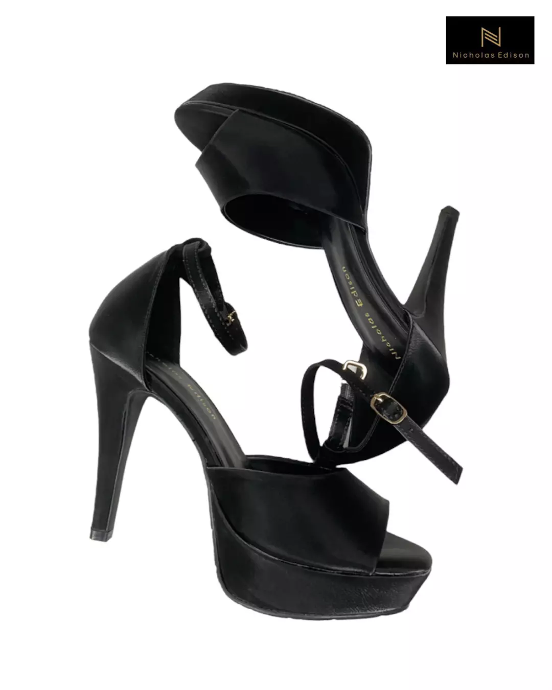 Nicholas Edison Heel Faiza Black