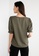 ONLY green Janet Short Sleeves V-Neck Smock Top 2930FAA1B2D13FGS_1