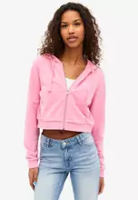 Monki cropped hoodie hotsell
