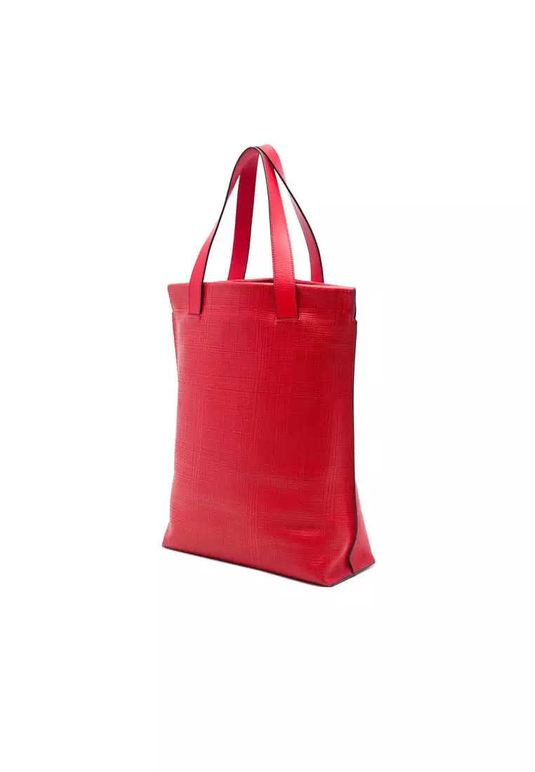 Pre-Loved Loewe Anagram Leather Shopper Tote