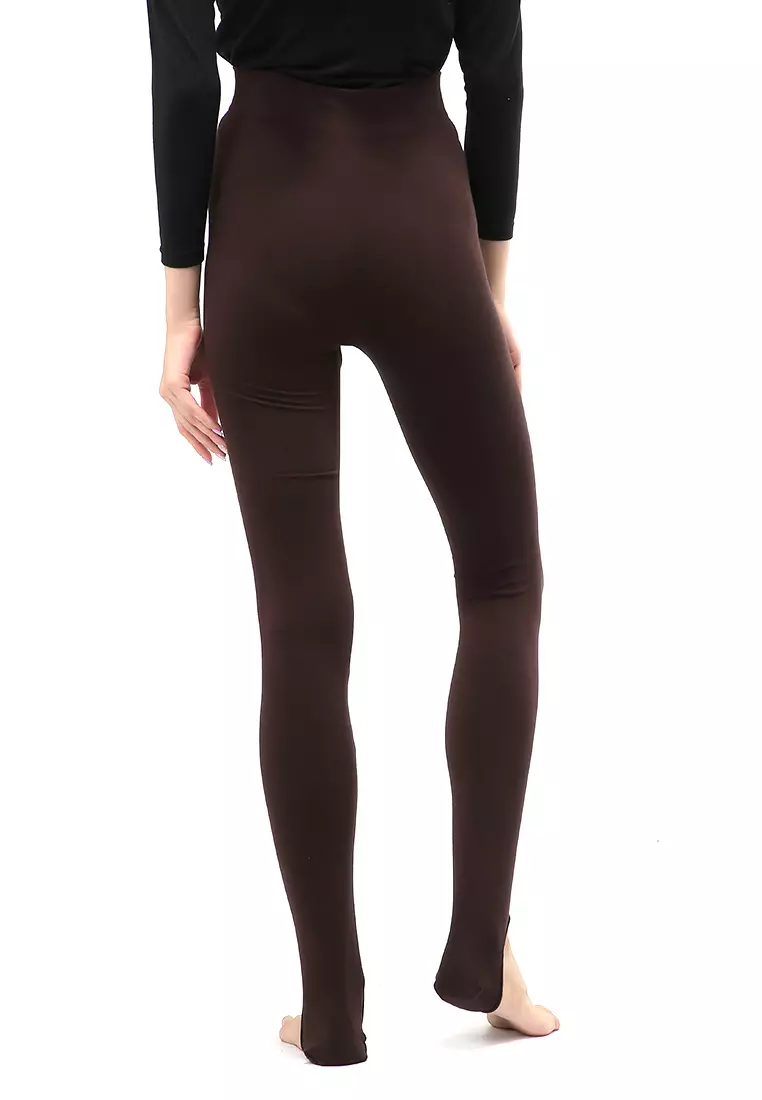 Rani Celana Legging Wudhu Muslimah Bawahan Wanita Polos Relaxed Fit - Coklat