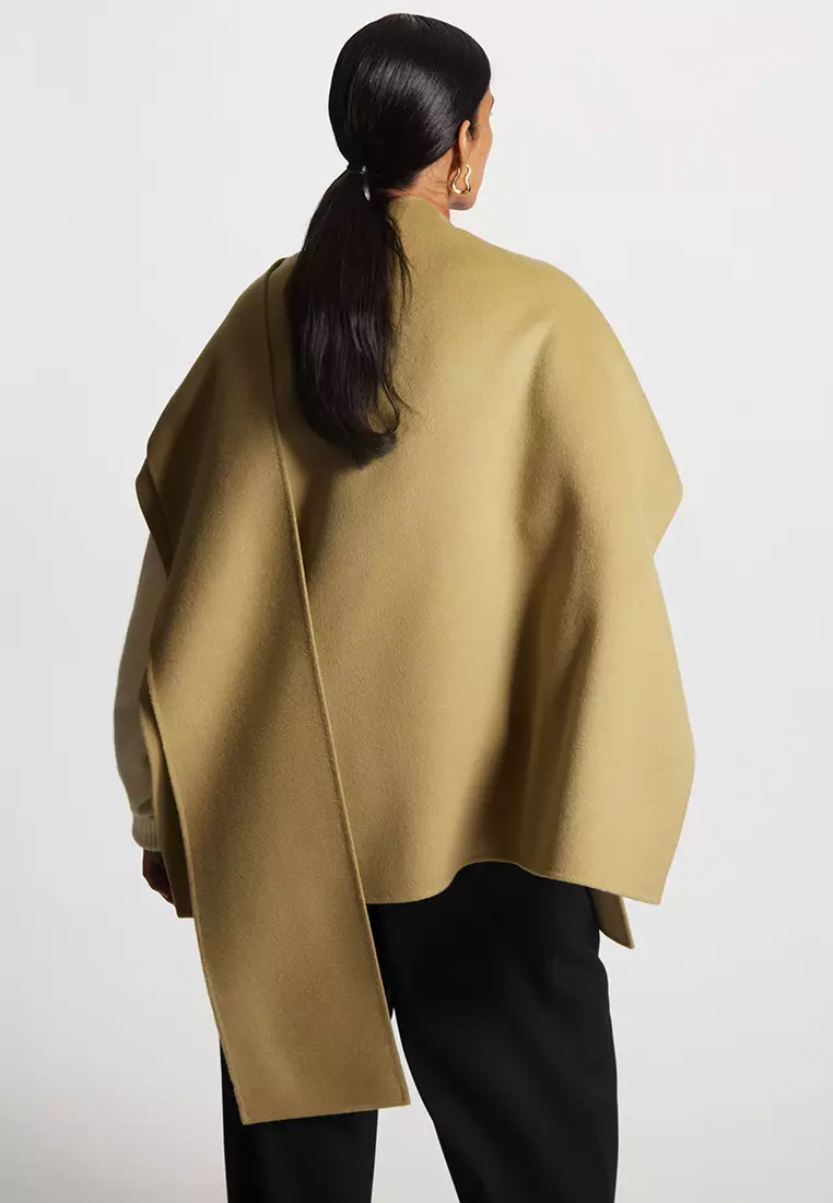 Buy Cos Wool-Blend Cape Online | ZALORA Malaysia