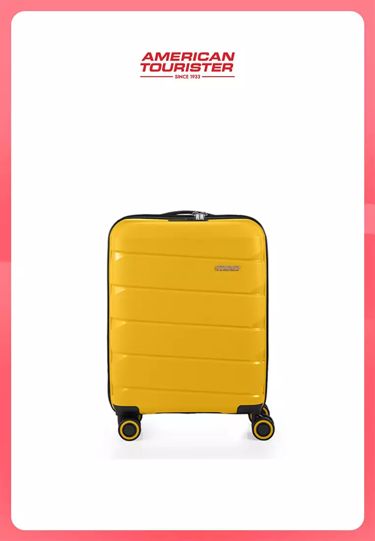 American Tourister Koper Hardcase Air Move Cabin 20 inch-Golden Yellow