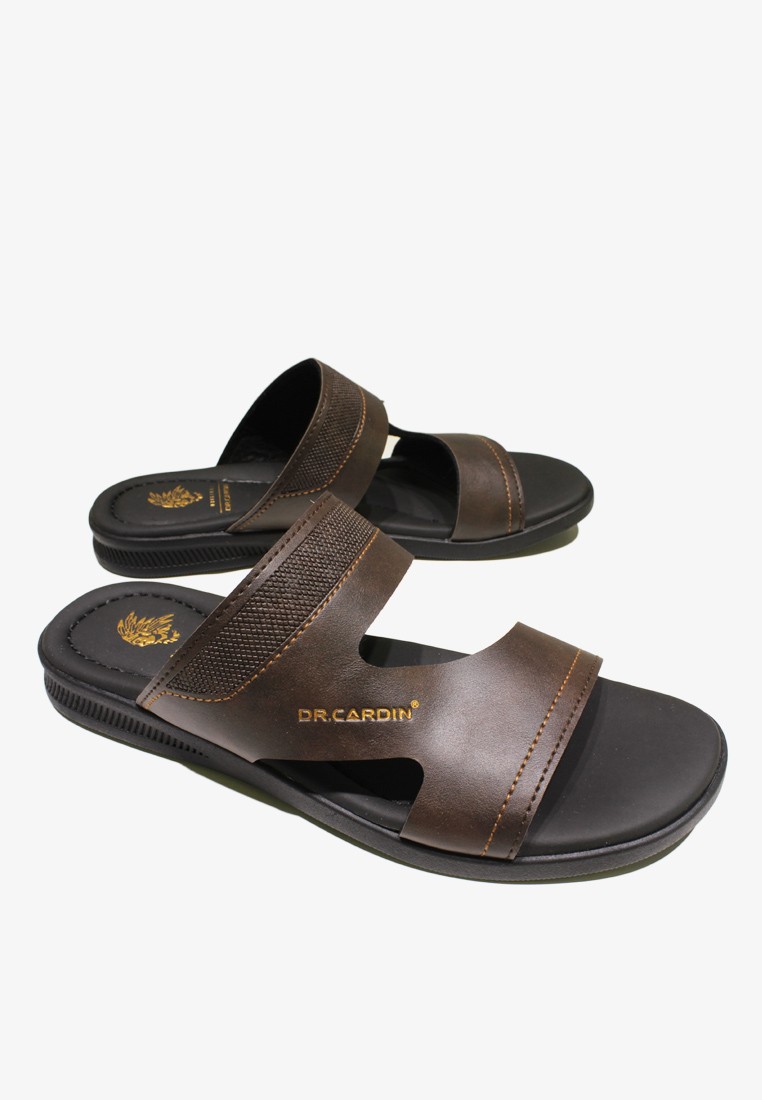 Dr Cardin Synthetic Leather Cushioned Men Sandals D-TBM-7966