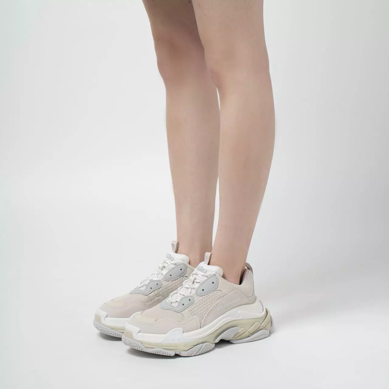 Jual Balenciaga Triple S Trainers Off White Original 2025 ZALORA
