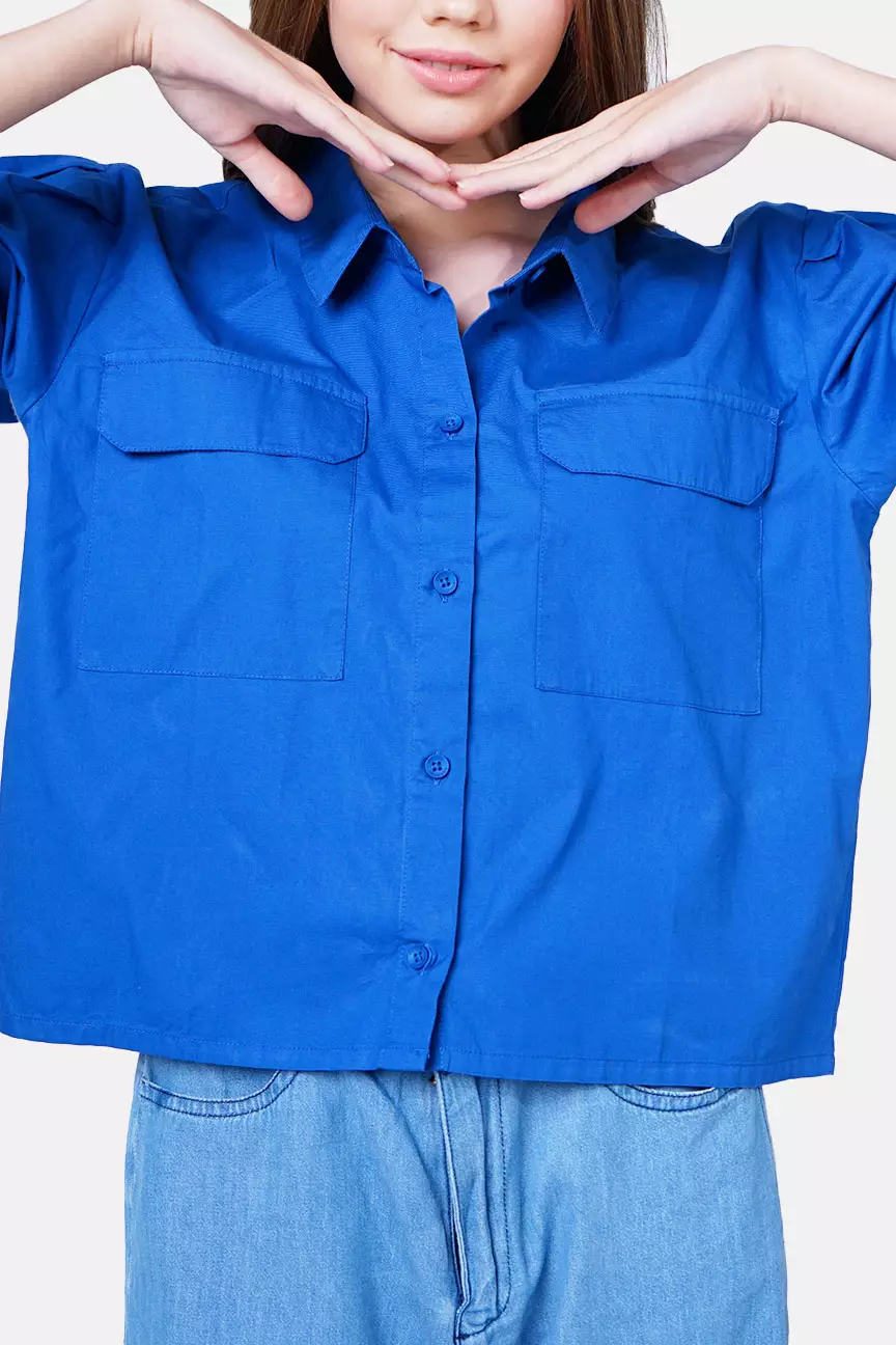 Kemeja Wanita Levina Blue