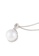 LITZ white LITZ 18K White Gold Pearl Pendant With Necklace WC1385PP37 BBE00ACC61DC44GS_4