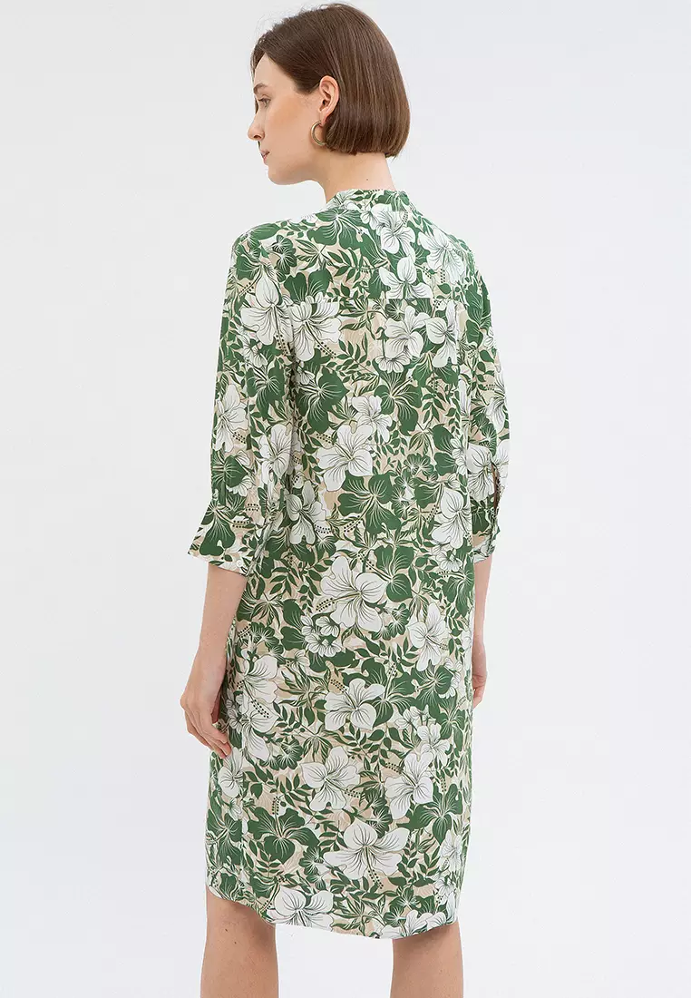 Minimal Tania Dress Green