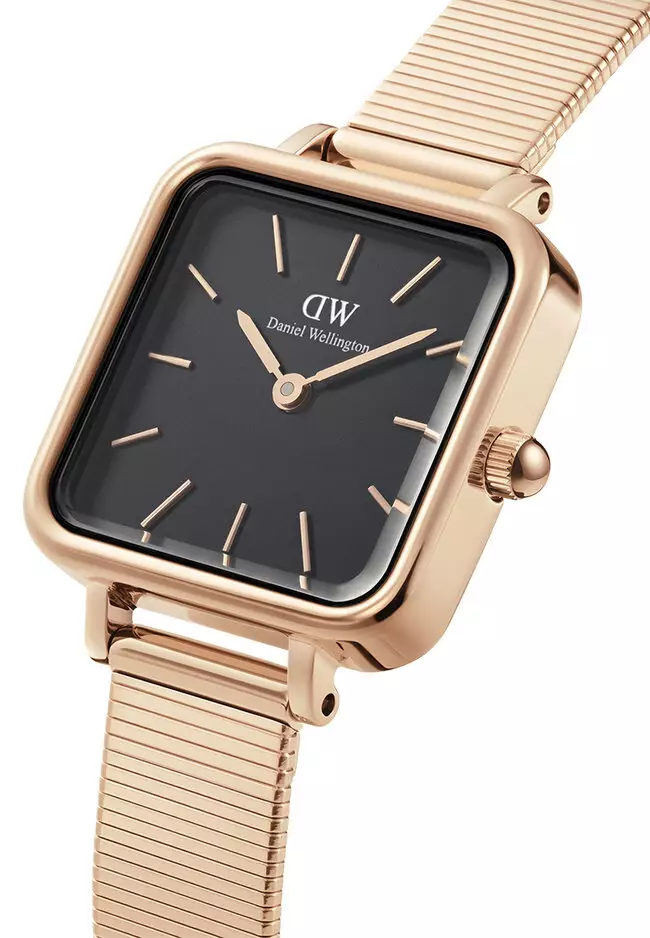 Daniel wellington rose on sale gold and black